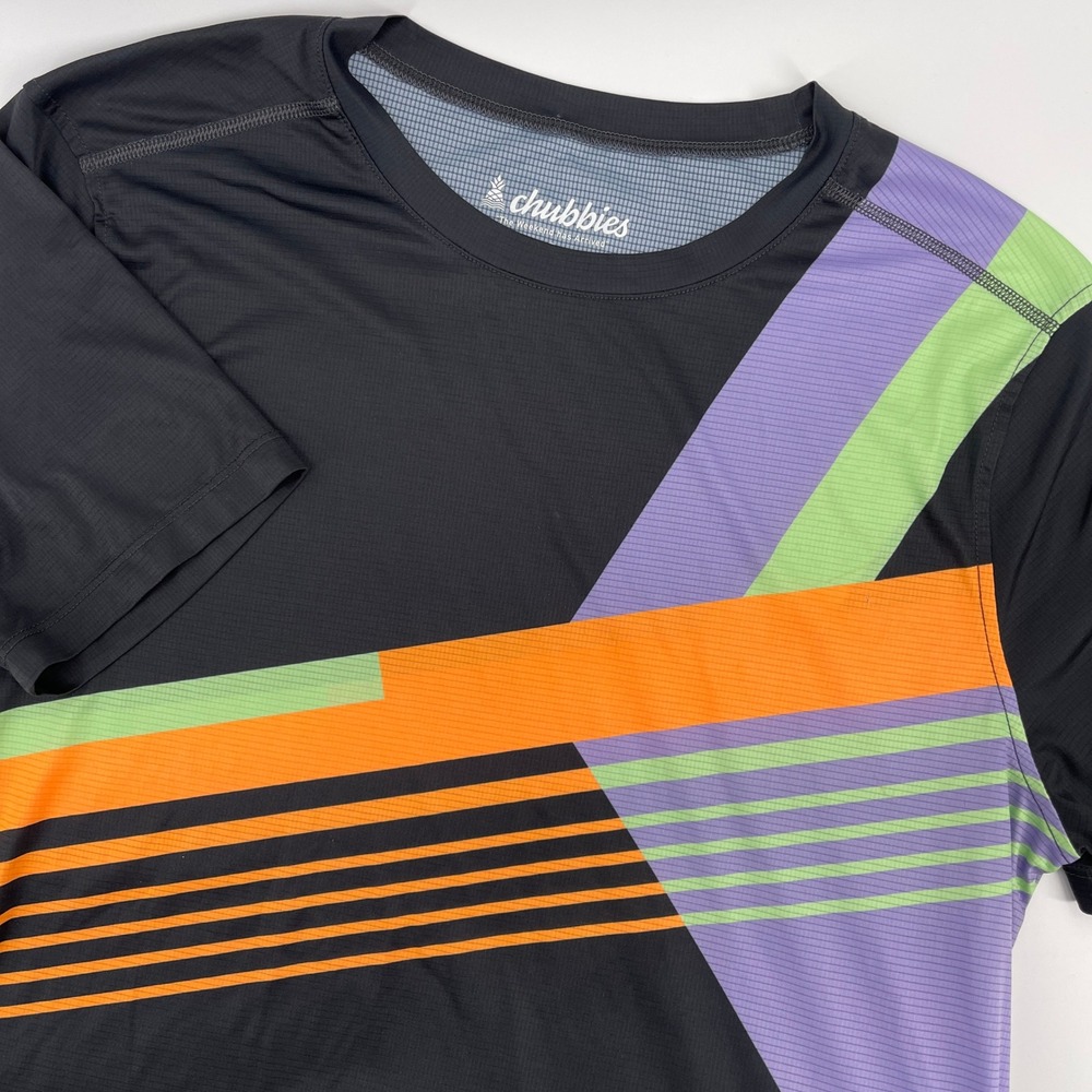 Chubbies‎ Men's Medium Black Purple Green Orange Polyester Athletic
